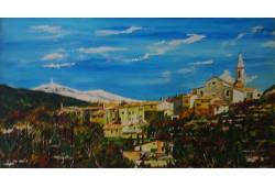 Crillon Le Brave - Peinture village