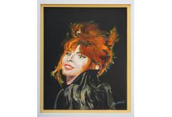 Portrait Mylène Farmer Chanteuse française