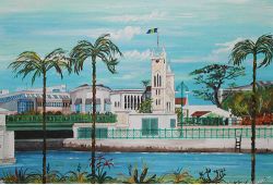 Peinture française contemporaine La Barbade